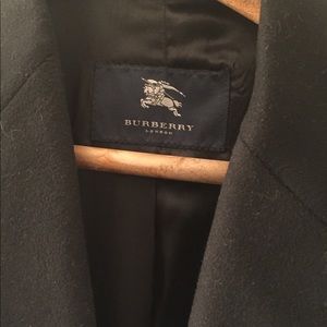 Men’s Burberry cashmere overcoat.